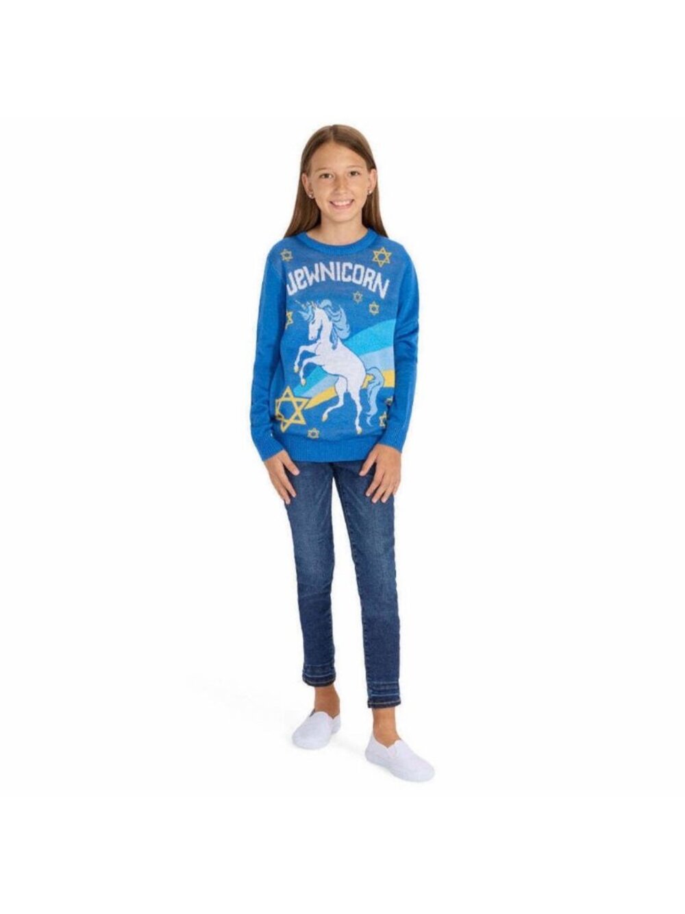 Tipsy Elves Jewnicorn Size Youth XL Sweater